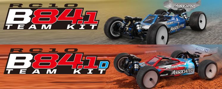 Team Associated RC10B84.1 et RC10B84.1D buggy 1/10 4WD