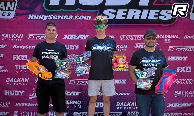 Podium Modified de la manche 2 de la Hudy Balkan Series 2026 à Slivnitsa
