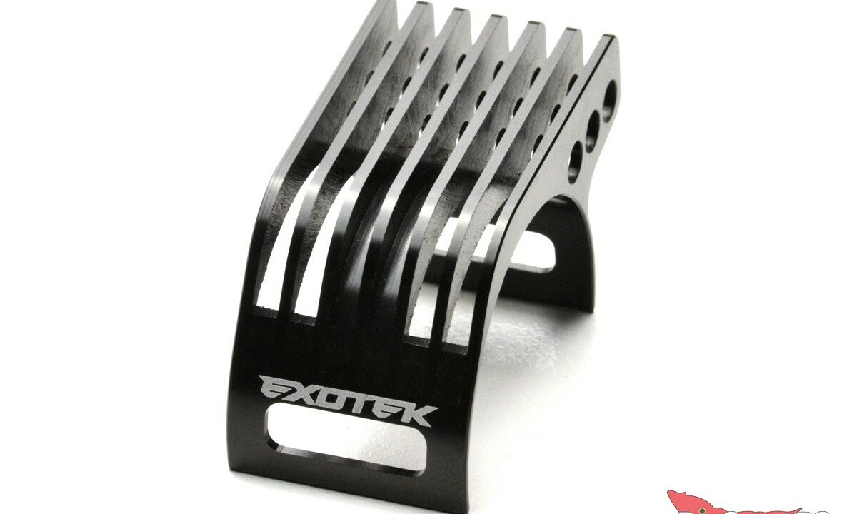 Exotek dissipateur clip-on Aero Heatsink V3 pour moteur Short Stack pan car