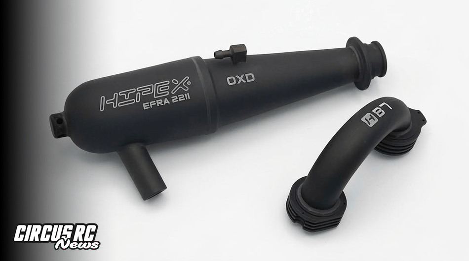 Hipex EFRA 2211, pipe d'échappement buggy 1/8 nitro