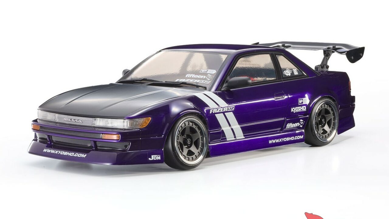 Kyosho Fazer D2 Nissan Silvia S13 Tuned Purple, readyset drift 1/10