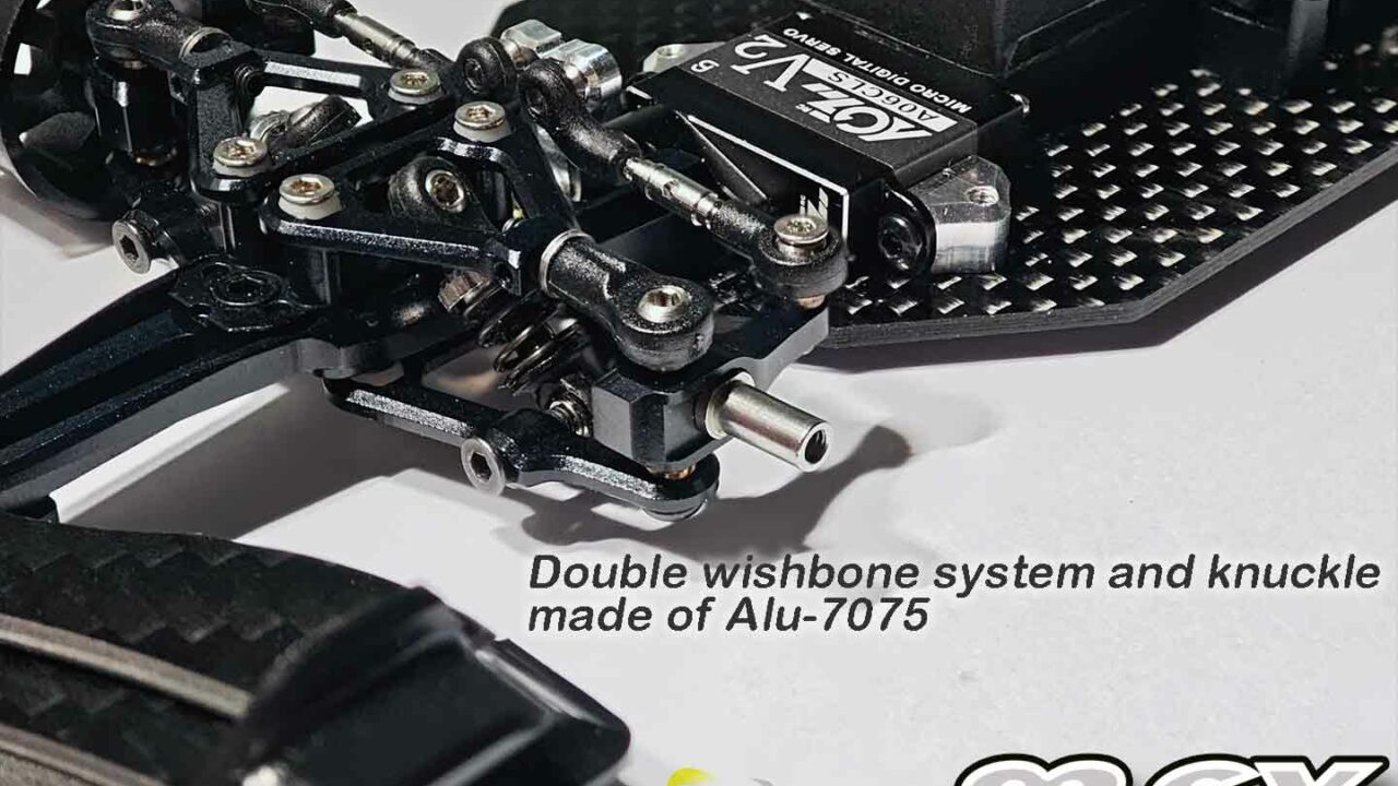Châssis F1 1/28 Atomic RC MFX de compétition