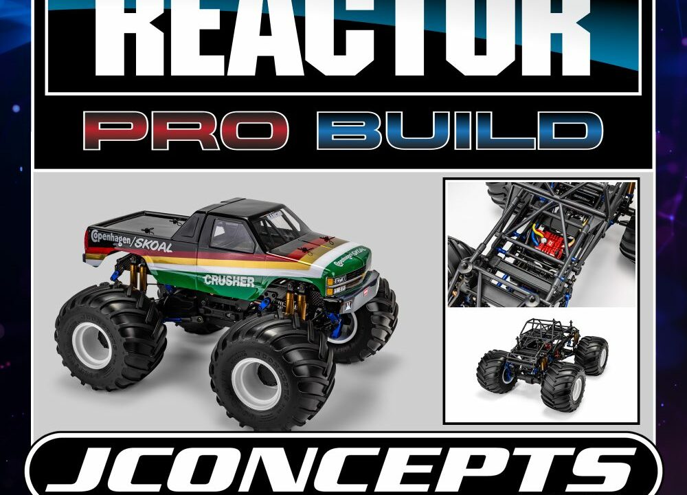 JConcepts propose le monster truck rétro REACTOR Stage 2 Wolf pré-monté