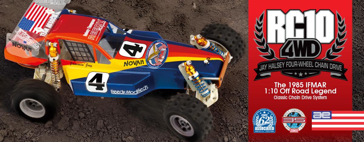 Team Associated RC10 4WD Jay Halsey Chain Drive Edition