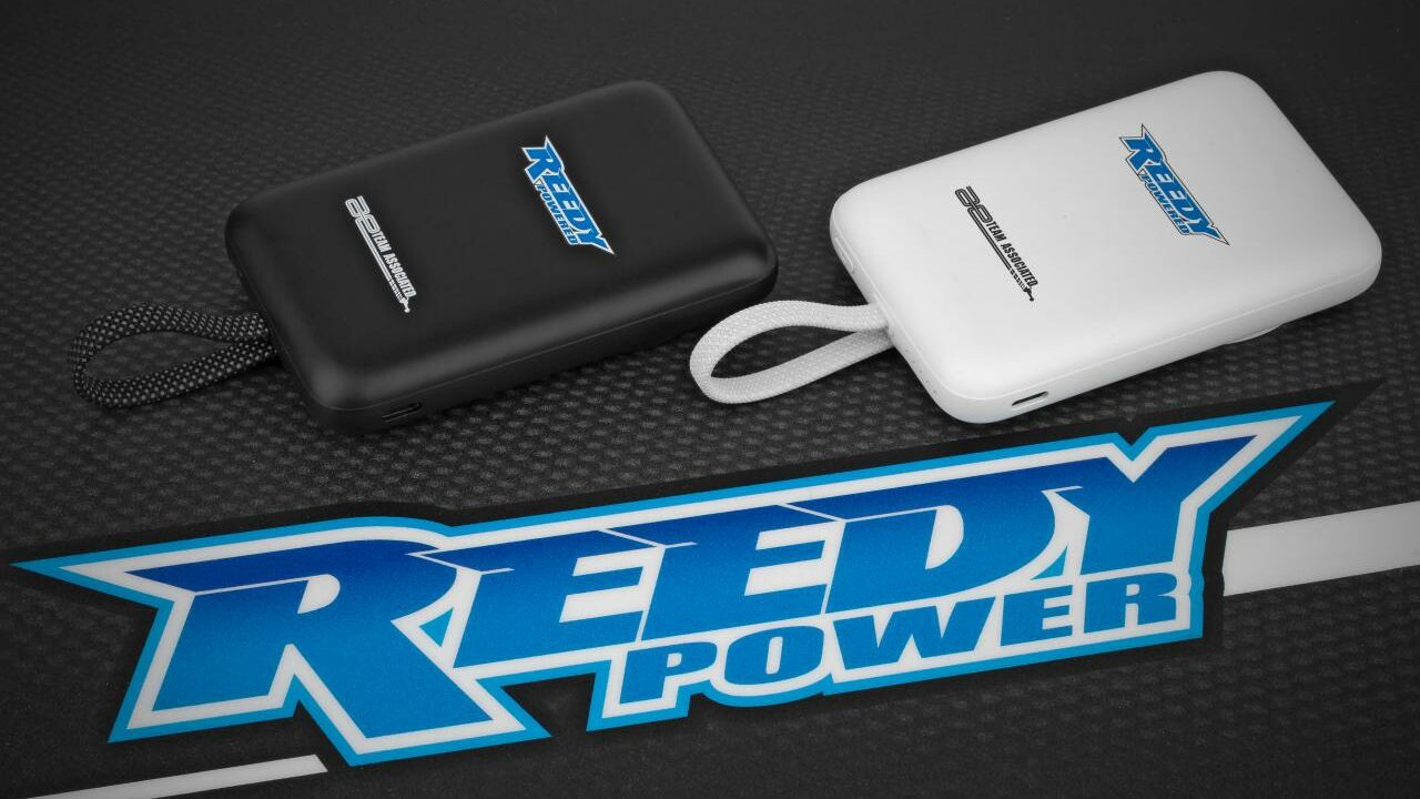 Batterie externe magnétique Reedy Power 10000 mAh blanche et noire