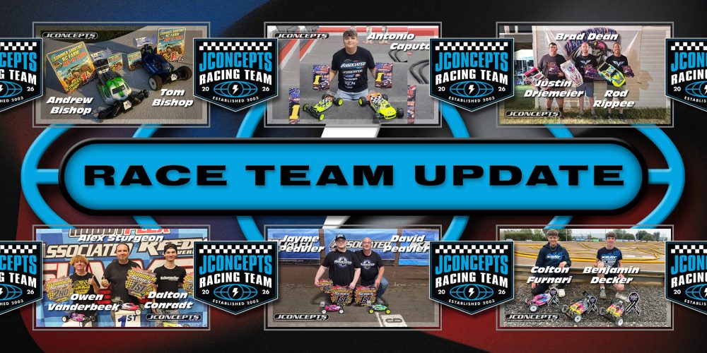 Résultats de course JConcepts semaine 3 septembre 2026, buggy et truggy 1/10-1/8