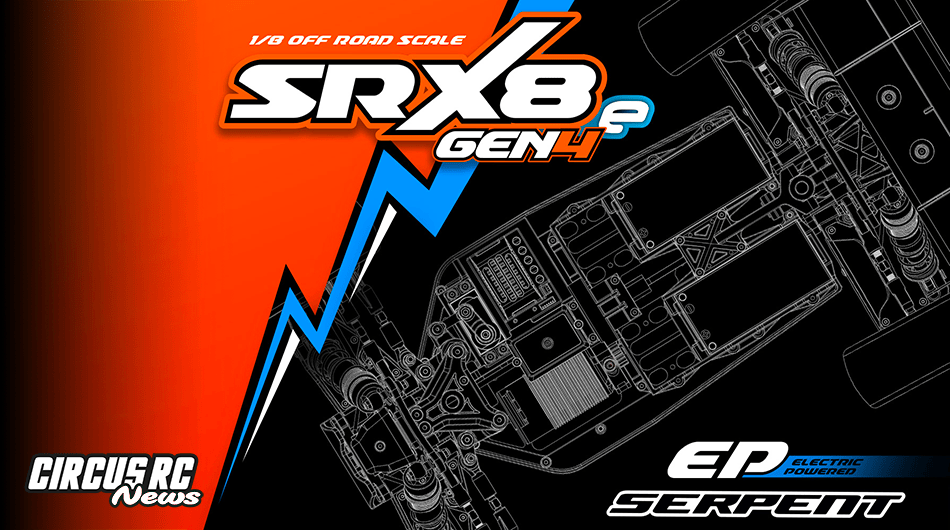 Serpent dévoile le SRX8e Gen4, son buggy électrique 1/8 nouvelle génération