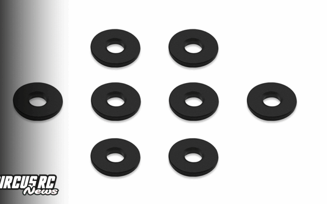 T-Work&rsquo;s sort des entretoises alu pour le bras inférieur de la Xray X4&rsquo;26
