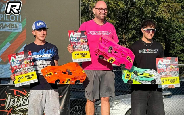 Francesco Tironi (Infinity) remporte la manche 2 du championnat d&rsquo;Italie 1/8 sur piste