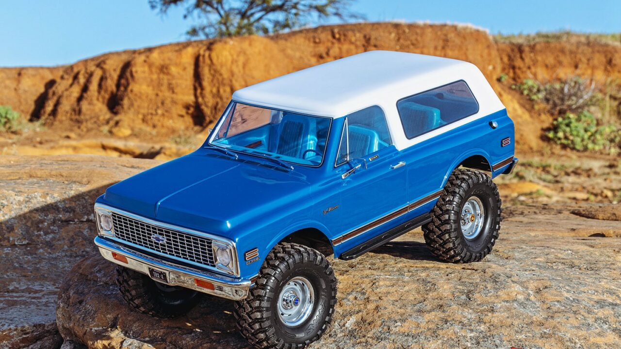 Traxxas TRX-4 Chevrolet Blazer 1972 RTR avec intérieur détaillé