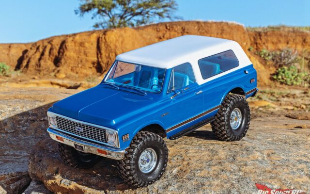 Traxxas habille son TRX-4 en Chevrolet Blazer 1972 avec intérieur détaillé