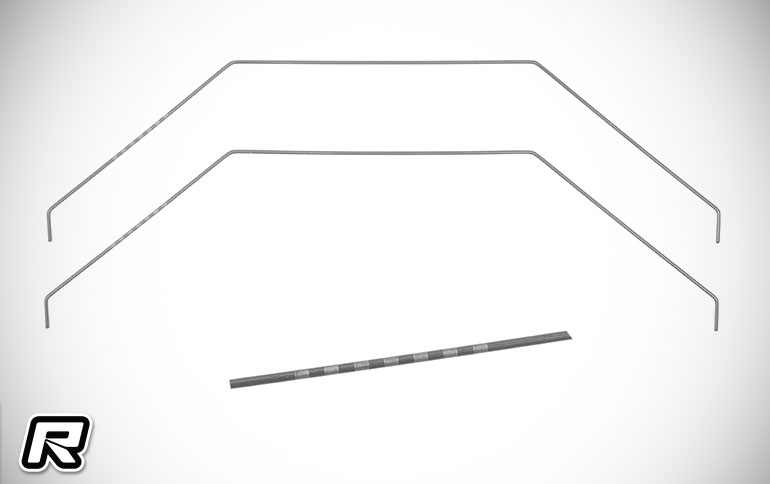 Barres anti-roulis souples Awesomatix 0,7 0,8 0,9 mm pour touring 1/10