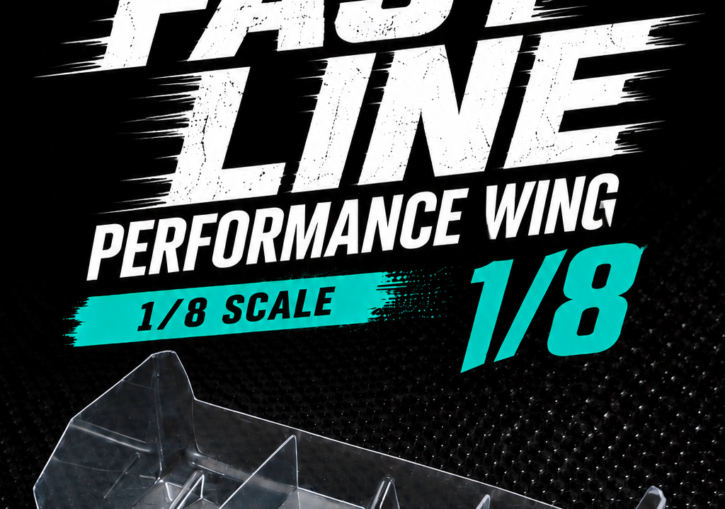 Aileron Lexan TZO Fast Line 1/8 tout-terrain pour buggy et truggy