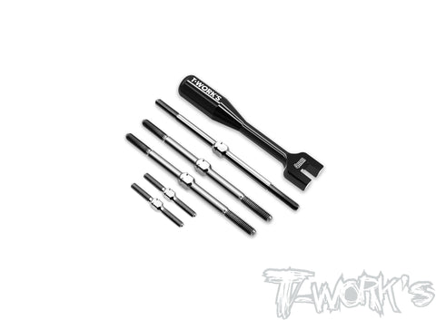 T-Work&rsquo;s lance un jeu de tirants en titane pour le Kyosho Tomahawk&rsquo;85 WC