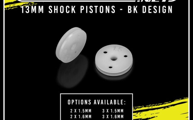 JConcepts lance des pistons d&rsquo;amortisseur 13 mm signés Brian Kinwald