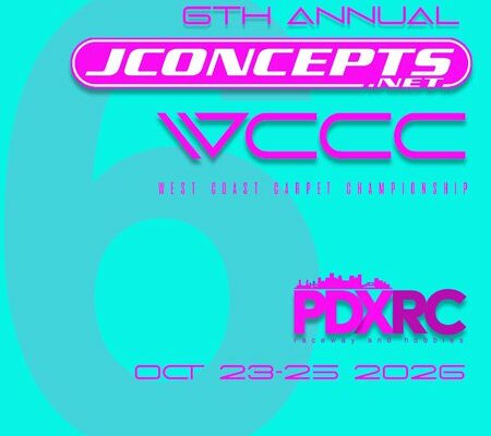 JConcepts annonce la 6e édition du West Coast Carpet Championship à Portland