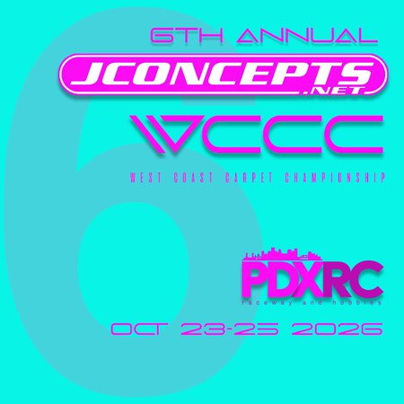 Affiche du JConcepts West Coast Carpet Championship 2026 à Portland