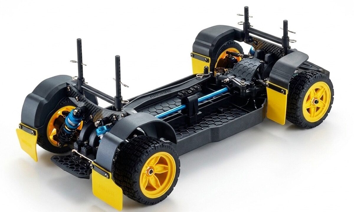 Châssis rally 1/10 Killerbody Absima Mars ARR pour Lancia Stratos