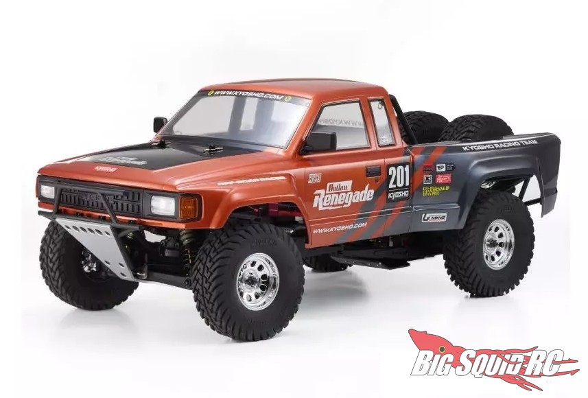 Kyosho Outlaw Renegade RWD 2RSA, pick-up 1/10 en kit ARR