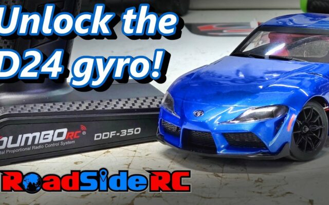 Vidéo Roadside RC : réglage gyroscope et bind radio sur le HPI Stage D24