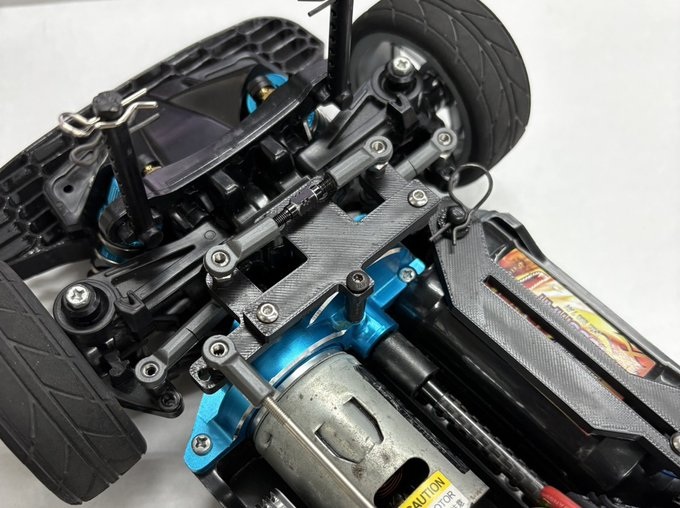Kit de conversion moteur central-avant Option No.1 pour Tamiya TT-02