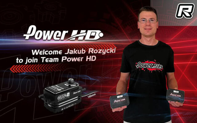 Jakub Rozycki, révélation du Mondial nitro touring, rejoint Power HD pour ses servos