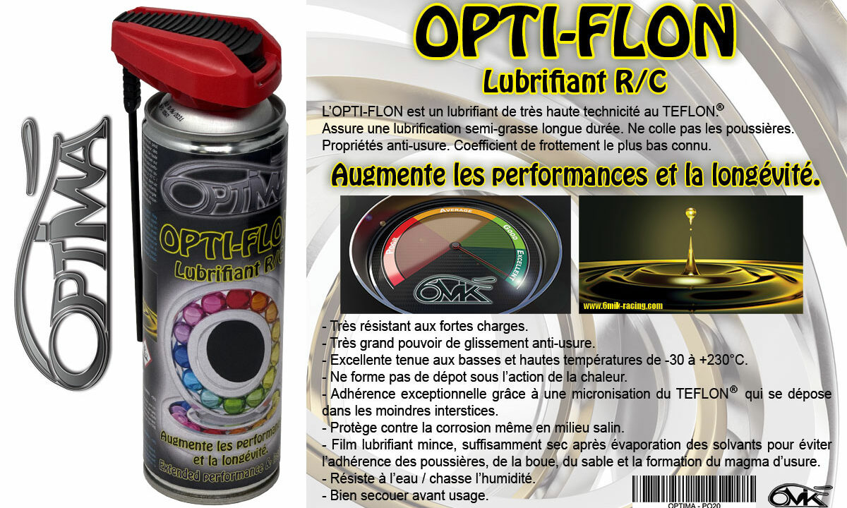 Traitement de roulements 6MIK Racing Optiflon PO20