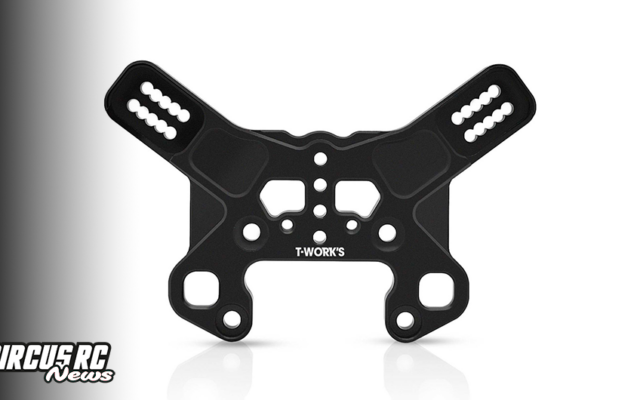 T-Work&rsquo;s sort des supports d&rsquo;amortisseurs alu 7075-T6 pour le Team Associated RC8T4.2