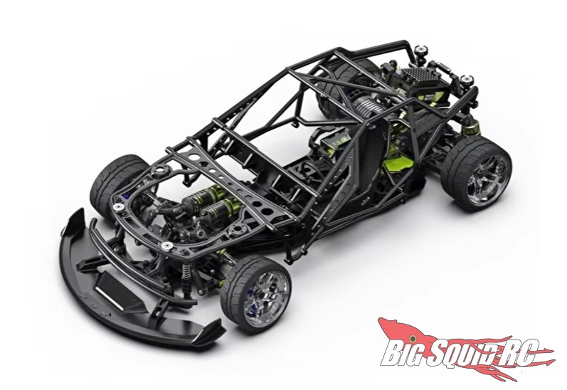 Rlaarlo XDX RWD, voiture de drift RTR avec suspension avant cantilever