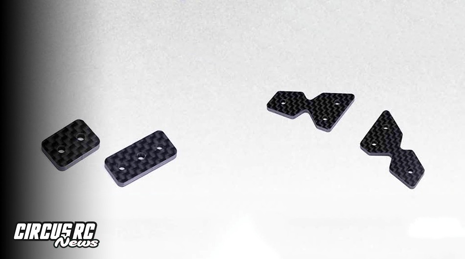 Inserts carbone rigidificateurs de châssis Sparko Racing pour buggy F8SE