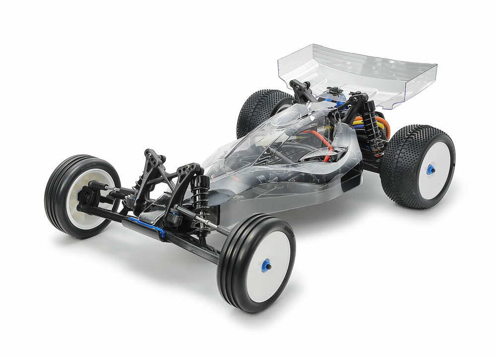 Kit châssis buggy 2WD 1/10 Tamiya DN-01 SR référence 58761 avec carrosserie TRF201