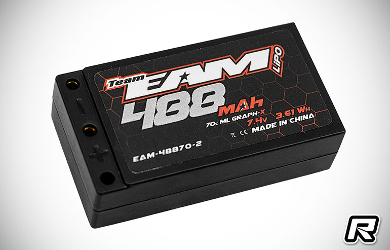 Batterie LiPo Team EAM 488mAh pour pan car 1/28