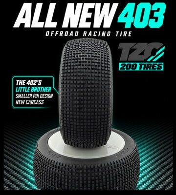 TZO Tires dévoile le pneu 403, nouvelle option pour le buggy 1/8 tout-terrain