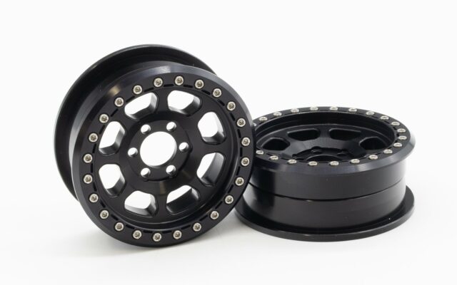 Vanquish Battle Born Wheels 2.2 Delta: officially licensed aluminium beadlocks for 1/10 crawlers