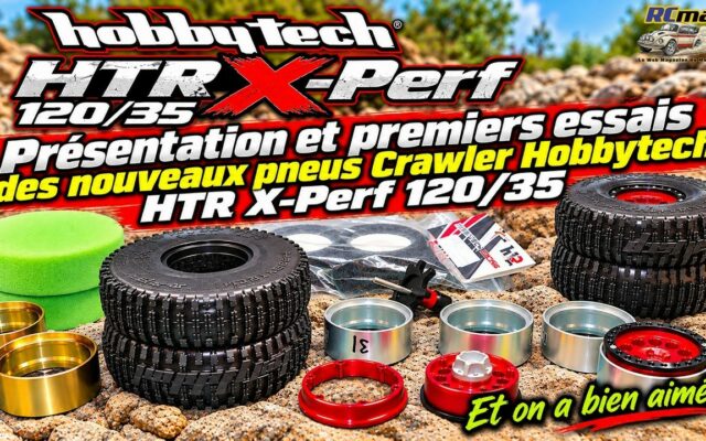 Vidéo RCMag : premiers essais des pneus crawler Hobbytech HTR X-Perf