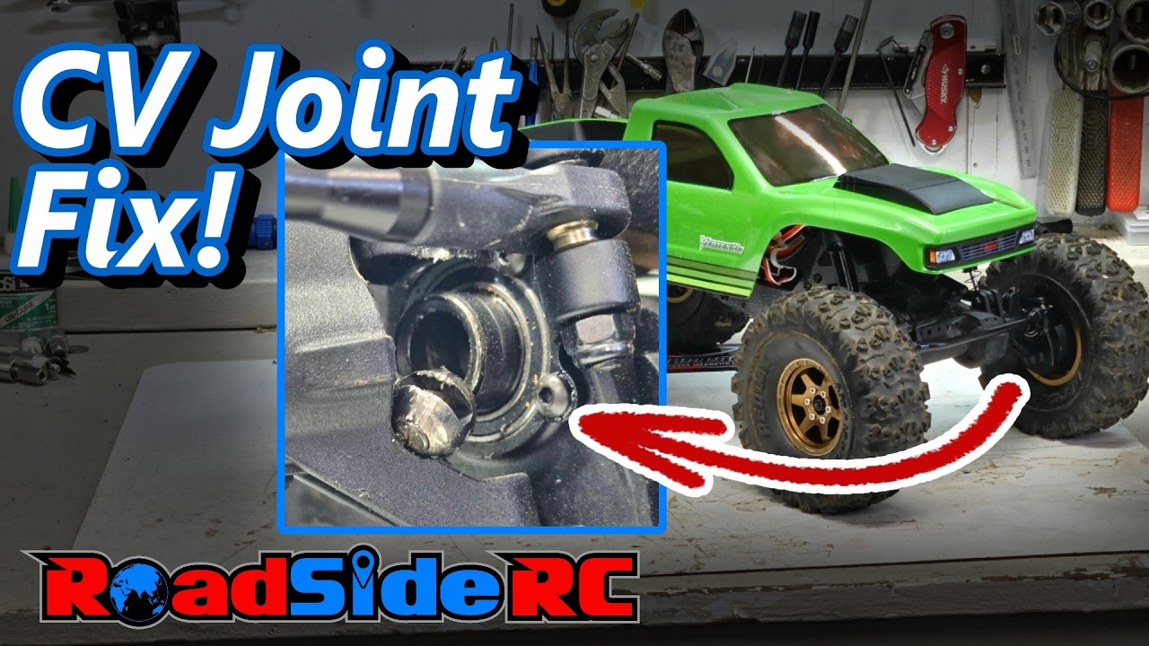 Réparation du cardan du Redcat Vertex-10 par Roadside RC