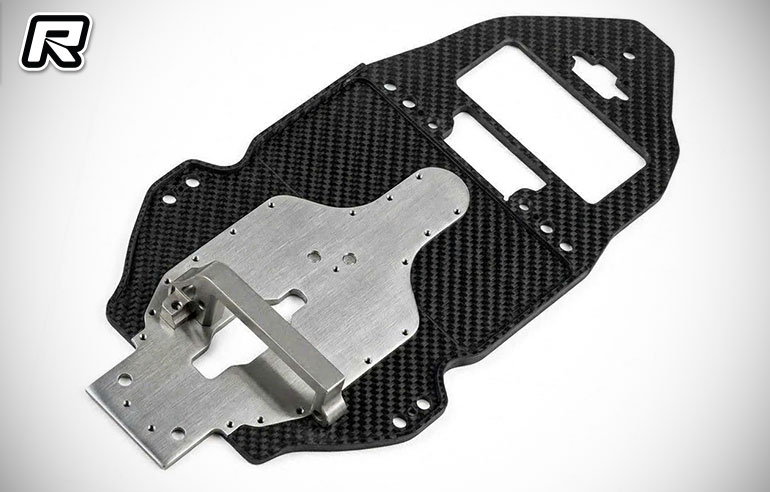 Châssis hybride acier/carbone Xbility à flexibilité réglable pour pan car 1/28