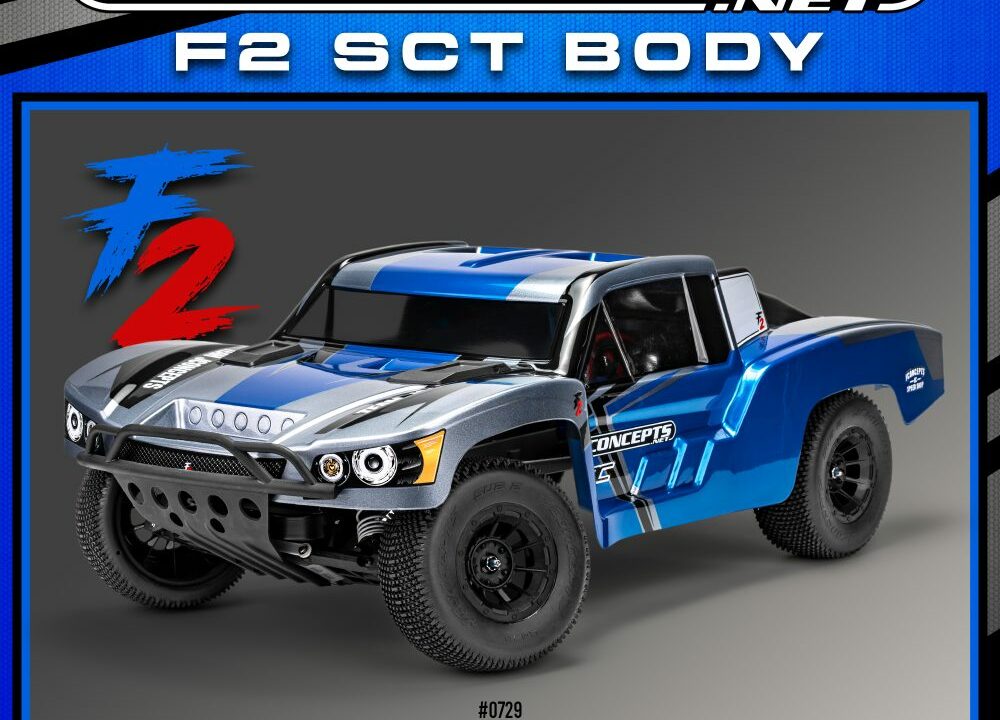 JConcepts F2 SCT, carrosserie short course truck pour Traxxas Slash