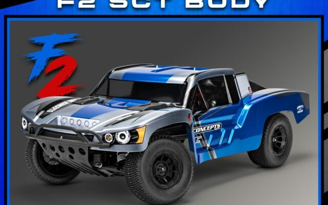 JConcepts F2 SCT : carrosserie pré-découpée pour Traxxas Slash