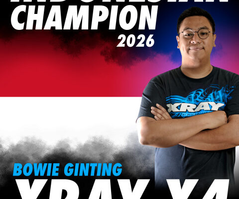 Bowie Ginting décroche un 3e titre national consécutif sur Xray X4