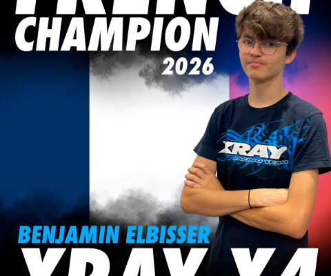 Benjamin Elbisser champion de France Touring 1/10 2026 avec la Xray X4